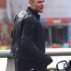 Deadpool Ajax (Ed Skrein) Black Leather Jacket