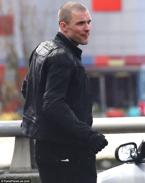 Deadpool Ajax (Ed Skrein) Black Leather Jacket - Mk Jackets