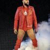 WWE RAW Finn Balor Red Biker Leather Jacket