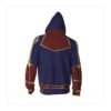 CAPTAIN MARVEL CAROL DANVERS MS MARVEL COSTUMES HOODIES SWEATSHIRTS TRACKSUIT CASUAL ZIPPER HOODED JACKET