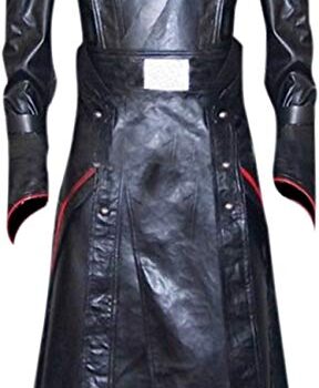 Captain America Avenger Red Skull Trench Coat Costume