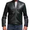Green Arrow Stephen Amell Hooded Leather Jacket