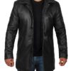 Bristol Mens Leather Car Coat