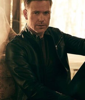 Matt Davis Legacies Black Leather Jacket