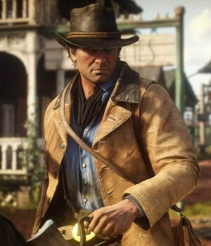 Red Dead Redemption II Arthur Morgan Brown Leather Jacket