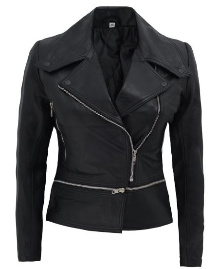 Mens Genuine Lambskin Leather Jacket Slim Fit Biker Motorcycle Jacket T251