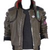 SAMURAI CYBERPUNK 2077 LEATHER JACKET