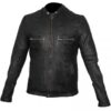 Playing it Cool Chris Evans Black Leather Jacket