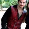 Once Upon Time Captain Hook Red Leather Vest Once Upon Time Captain Hook Red Leather Vest