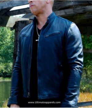 Vin Diesel Fast and Furious 7 Dominic Toretto Black Jacket