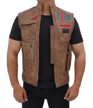 Star Wars Rise of the Skywalker Finn Leather Vest