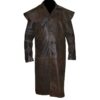 Demon Hellboy Ron Perlman Leather Jacket Trench Coat