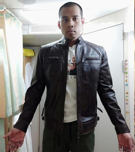 Johnson Black Mens Leather Jacket photo review