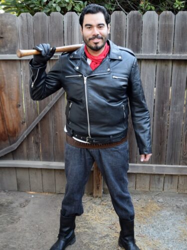 The Walking Dead Negan Leather Jacket photo review