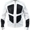 Deadpool 2 Shatterstar (Lewis Tan) White Leather Jacket Deadpool 2 Shatterstar (Lewis Tan) White Leather Jacket