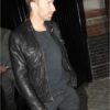 Coldplay Band Chris Martin Black Leather Jacket