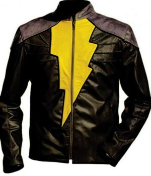Injustice Gods Among Us Shazam black Adam Leather Jacket