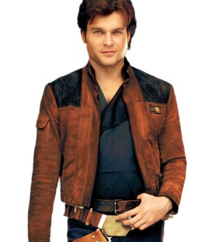 Solo A Star Wars Story Brown Suede Leather Jacket