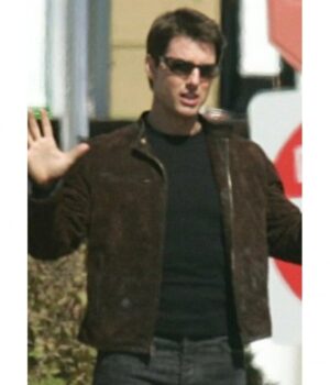 Tom Cruise Mission Impossible 3 Brown Suede Leather Jacket