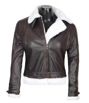 Aviator Womens Shearling Jacket