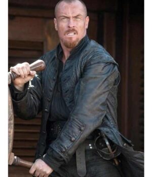 Black Sails S3 Pirate Captain Flint Costume Leather Coat