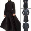 The Matrix Neo (Keanu Reeves) Black Trench Coat