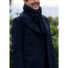 Mission Impossible 6 Fallout (Tom Cruise) Ethan Hunt Navy Blue Pea Wool Coat