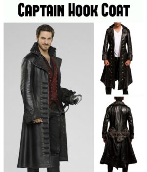 Captain Hook Once Upon a Time Pirate Costume Jacket