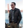 Playing it Cool Chris Evans Black Leather Jacket