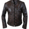 Demons Leonardo da Vinci Brown Distressed Jacket