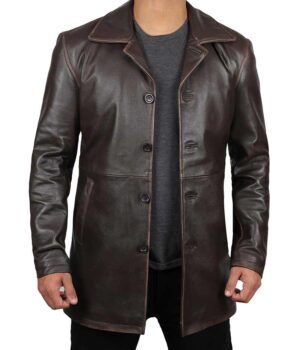 Dean Winchester Brown Distressed Jacket