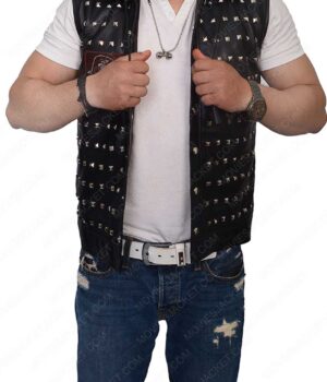 Watch Dogs 2 Studded Wrench Leather Jacket