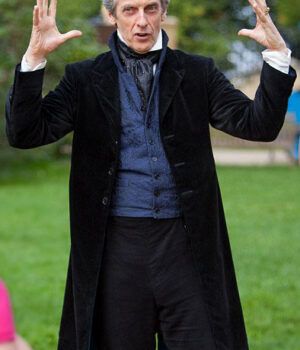 Peter Capaldi 12th Doctor Black Coat
