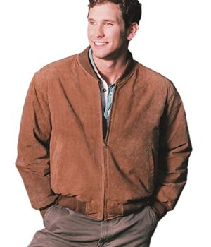 Men's Baseball Suede Leather Jacket