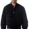 Men's Baseball Suede Leather Jacket