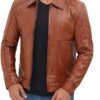 Classic Biker Leather Jacket for Men