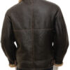 Modesto Mens Leather Shearling Aviator Jacket