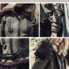 new Winter flight leather jacket for women genuine leather motorcycle jacket