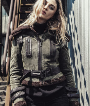 new Winter flight leather jacket for women genuine leather motorcycle jacket