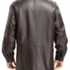 Cowhide Mens Thinsulate Filled Leather Coat