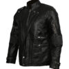 Chris Pratt’s Star Lord Real Leather Jacket in Black Color