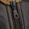 Modesto Mens Leather Shearling Aviator Jacket