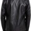 Men's Stand Collar Leather Jacket Motorcycle Lightweight leather Jacket