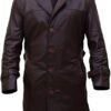Watchmen Jackie Earle Haley Leather Coat