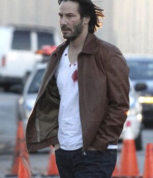 John Wick Brown Leather Jacket