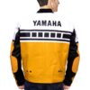 Yamaha Yellow Bike Riding Leather Jacket