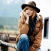 BETH DUTTON YELLOWSTONE BOMBER JACKET BETH DUTTON YELLOWSTONE BOMBER JACKET
