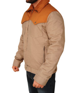 Man Shearling Vintage Marlboro suede jacket