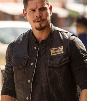 Ezekiel EZ Reyes Mayans M.C. JD Pardo Leather Vest
