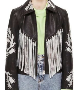Birds of Prey Harley Quinn Fringe Jacket